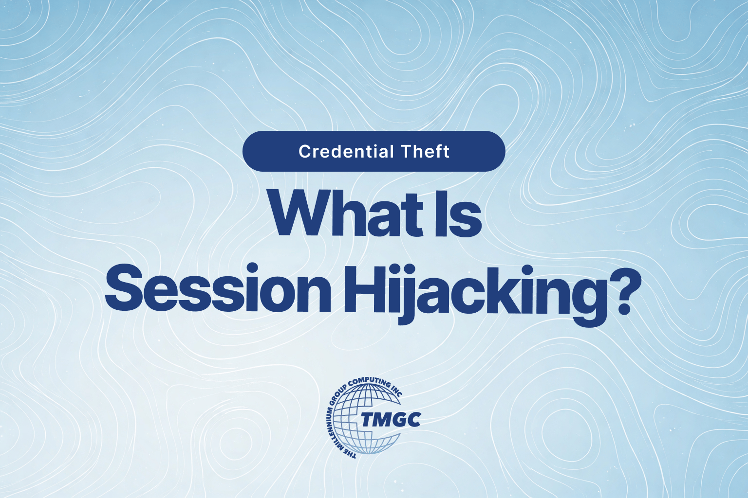 what is session hijacking on light blue background